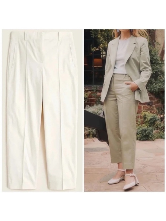 J. Crew Pants - NWT J. Crew Willa Straight Leg Lightweight Chino Pants Ivory